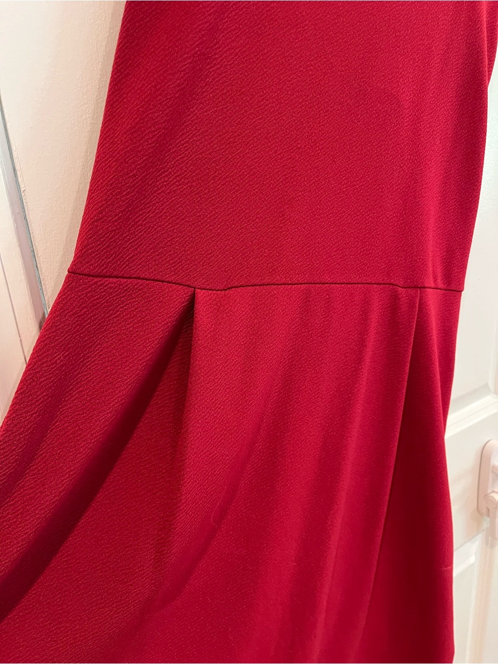 Backless Red Sleeveless Fit & Flare Dress - Picture 3 of 6